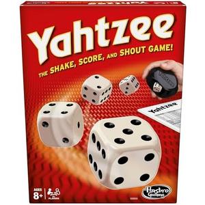 Hasbro Gaming Yahtzee Game, Fast-Playing Dice Games for Kids, Teens, and Adults, Strategy Games, Family Games for Kids, 2 or More Players, Ages 8 and Up 1 Pack