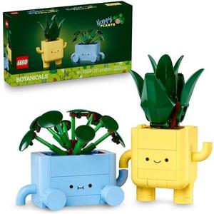 LEGO Botanicals Happy Plants Building Toys - Bedroom or Dorm Room Decor for Girls, Boys, & Adults, Desk or Shelf Display - Birthday Gift Ideas for Kids, Ages 9+ - 10349 LEGO Botanicals Happy Plants Building Toys - Bedroom or Dorm Room Decor for Girls, Boys, & Adults, Desk or Shelf Display - Birthday Gift Ideas for Kids, Ages 9+ - 10349