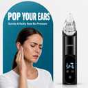 Eustachian Tube Unclogger - Ear Pressure Relief Device for Flying & Diving, Unblock Eustachian Tube & Balancing Ear Pressure to Relieve Tinnitus and Earache, Adjustable Airflow, Rechargeable, Portable