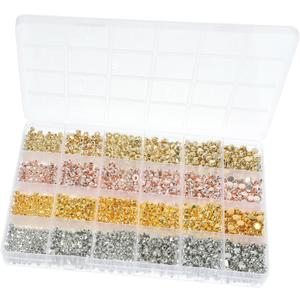 LIFKOME Jewelry Making Beads 2160pcs Colorful Plastic Beads Spacer Beads for DIY Necklace Bracelet