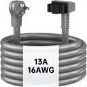 13A Power Cord for Bosch Dishwasher SMZPC002UC-00747210 Replacement for Bosch Dishwasher 800/300/500 Series, Works with 00752018 Junction Box Power Cord, 16AWG Cable for Bosch Dishwasher