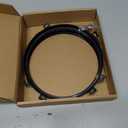 X AUTOHAUX 1 Pair 7 Inch Round Headlight Mounting Bracket Ring Headlamp Bracket Bezels Cover for Jeep Wrangler JK 2007-2017 Black