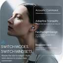 Adjustable Ear Plugs, 3-Mode Reusable Noise Canceling Earplugs with 14-35 dB SNR Reduction, Flexible Silicone for Ultimate Focus, Travel, Sleep, Concerts & Social Events