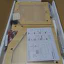 32" Wooden Hamster Cage, Chewproof Gerbil Cages and Habitats, Openable Top Roof Window with Silencing Pad, Guinea Pig Cage for Small Animals, Dwarf and Syrian Hamster, 32 x 16 x 16 Inches