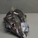 HOWAF Fabric Christmas Advent Calendar 2025 with Pockets (Countdown to Christmas), 24 Days Mystery Christmas Countdown Calendar for Xmas Holiday Home Wall Decoration, Black Gold