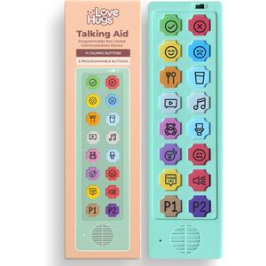 AAC Device for Autism & Speech Therapy. Non Verbal Communication Tools for Kids & Adults. Programmable AAC Communication Device. Alternative to Autism Communication Cards & PECS Cards for Autism