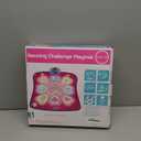 SUNLIN Dance Mat - Rhythm Step Play Mat - Dance Game Toy Pad with LED Lights, Gift for Kids Girls 3-12, Adjustable Volume, Built-in Music, 3 Challenge Levels (Pink)