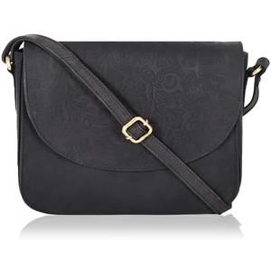 Genuine Leather Shoulder Crossbody Purse For Women with Adjustable Strap, Mobile Pocket & Outside & Inside Zipper