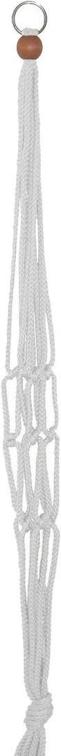 Primitive Planters 36" White Macrame Plant Hanger