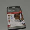 Simple Living Solutions Max Pro Anywhere Sticky Clip Ultimate Outdoor Adhesive White Light Clip Value Pack (15 Clips)