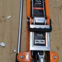 TONDA Low Profile Car Jack, 2.5 Ton (5,000 lb) Hydraulic Trolley Floor Jack for Garage, Home, Shop, Lifting Range 3.35" to 14.57", Orange