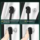 SX140P15 14 inch 15Lbs Gas Strut, 67N Gas Shocks Lift Support for Leer Camper Shell Pickup Truck Cap Canopy Topper Rear Window Tool Box Lid, Set of 2