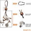 2PCS/Set Medalla De San Benito,Escapularios Wooden Beads Rosary St Benedict Medals for Door with Saint Benedict Cross Crucifix Catholic Gift Set for Car Hanging Charm Home Door Hanger Decor (2PCS Wood coffee)