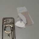 Magnetic Case Designed for iPhone 17 Pro Max with Removable Phone Ring Stand, Glitter Card & Wrist Strap, Compatible with MagSafe, Built in Mirror, Phone Ring Holder + Phone Case Kit, Desert Titanium