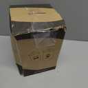 Dog Treat Container Set of 2, Dog treat jar with Airtight Lid, Small dog food container, Dog Cookie Jar for kitchen Counter, Treats Canister, Pet Treat Container 8.3x4.9 & 7.1x4.3 (White)