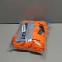 Lelepet Warm Dog Winter Coat Cold Weather Jacket Windproof Reflective Turtleneck Vest with Plush Neckline D-Ring for Leash Thick Fleece Lining Jacket Pet Apparel for Small Medium Large Dogs,xx-large (Orange)