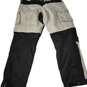 HWK Motorcycle Pants Cargo Pants Work Pants for Men Adventure Hi-Vis All-Purpose (30W x 32L, Silver)