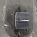 LEAWALK 3-5Lbs/3Qt Dog Cat Food Storage Container With Foldable Bowl. Plastic Pet Food Dispenser for Small Animal Kibble/Pet Food/Bird Seed/Oatmeal/Rice/Flour/Brown Sugar/Cereals (Clear Grey)