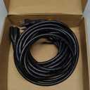 Amazon Basics Extension Cord, 25 Ft, 3 Prong Outlet Extender, Indoor Power Cord, 13 Amps, 125V, Black
