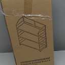 Bathroom Countertop Organizer, 3-Tier Bathroom Counter Organizer, 8-Levels Height Adjustable, Bathroom Organizer for Kitchen, Pantry, Livingroom, Offices Storage, Metal Black