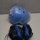 Kids Bike Helmet Set Adjustable Helmet for Ages 3-15 Kids Toddler Boys Girls Youth, Multi-Sport Bicycle Skateboarding Football Rollerskating Scooter Rollerblade Balance Bike Helmets