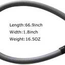 EZ SPARES Replacement Vacuum Hose Compatible with Miele C1 C2 Canister Vacuum Cleaners Hose 1-1/2" 38mm Attachment Parts,1.7M Flexible Pipe Tube Suction Hose #07736191