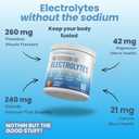 Low Sodium Electrolytes - 60 Servings - Strawberry Lemonade - Sugar Free Electrolytes Powder - Electrolytes Without Sodium - Low Sodium Electrolyte Powder