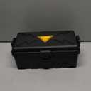 Hrensaw Medium Outdoor Electrical Box(10.6x5.5x4.5inch),Weatherproof Connection Box w/6 Cable Entry,IP54 Waterproof Extension Cord Cover Protect Power Strip,Timer,Plug,Holiday Lights,Black