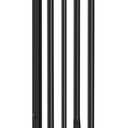 Fire Beauty Fireplace Tools Set 5 Pieces Wrought Iron Fire Place Pit Poker Holder 31" H (Black)