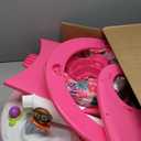 Bright Starts Around We Go 2-in-1 Baby Walker, Discovery Activity Center and Table, Tropic Coral, Ages 6 Months+
