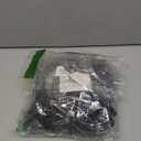 100 pcs. 2" Inch Spring Metal Clamps Wholesale Bulk - All Black