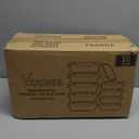 VERONES 10 Pack Glass Meal Prep Containers, Airtight Glass Lunch Containers, Stackable Glass Food Storage Containers Set with Lids, Exclusive of BPA, for Microwave, Oven, Freezer & Dishwasher, Grey