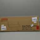 10 Inch Deep Floating Shelves, White Floating Shelves 30 Inch Long, Rustic Wood Wall Shelves 30"W x 10"D, Deep Floating Shelf with Bracket, Wide Storage Shelves for Books, Living Room, Bathroom