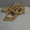 Handwoven Jute Plant Hanger Rope 104cm Long Natural Hanging Basket Holder for Home Garden Decor