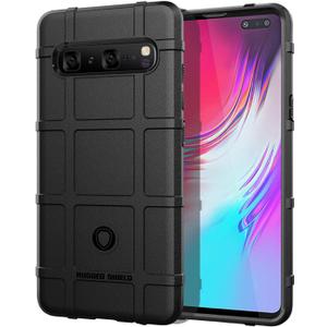 Case for Galaxy S10 5G Case, for Samsung S10 5G SM-G977U Case, Military Grade Shockproof Heavy Duty Rugged TPU Cover and Camera Lens Protection Phone Case for Samsung Galaxy S10 5G Black