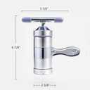 Stainless Steel Noodle Maker,Manual Pasta Machine Stainless Steel Pasta Maker Pasta Press Noodle Machine, kitchen Aid Accessories Pasta Tools