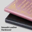 LBWCER Thank You Gifts,Notebooks for Work,200 Pages, A5 Hardcover Leather Journals for Writing,School,Travel,Business,Work,Home (Every piece Pink)