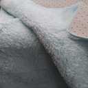 Ultra Soft Fluffy Rugs for Bedroom 6x9 Feet, Shag Area Rugs for Living Room, Large Comfy Furry Rug for Boys Kids Baby Room Decor, Non Slip Nursery Rug Modern Indoor Fuzzy Floor Carpet, Light Blue