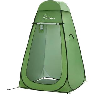 WolfWise Pop Up Changing Tent for Beach, Camping Portable Shower Tents, Outdoor Privacy Bathroom, Change Dressing Clothes Tent Pop Up Instant for Camp, Toilet, 6.2ft/6.6ft/6.9ft High