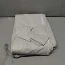 Extra Long Ivory Curtains for Living Room Blackout 108 Inches Insulating Sound Proof Wide Drapes for Window Treatments Curtains for Track System with Hooks and Rings Natural Beige (W50" x L108" x 2 ) (Birch)