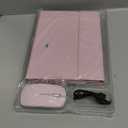 TUNKARMOR for iPad 9th / 8th / 7th Generation 10.2 inch & iPad Air 3rd Gen & iPad Pro 10.5 inch Case with 7 Color Backlit Keyboard - Built in Pencil Holder with Mouse (Pink)