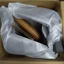 Sunset Trading Portia Faux Leather Upholstered Dining Chairs , Set of 2 |, Black Powder-Coated Tapered Legs | Dark Gray Padded Seat, Arched Open Back | Contemporary Mid-Century Modern Kitchen Sidechair