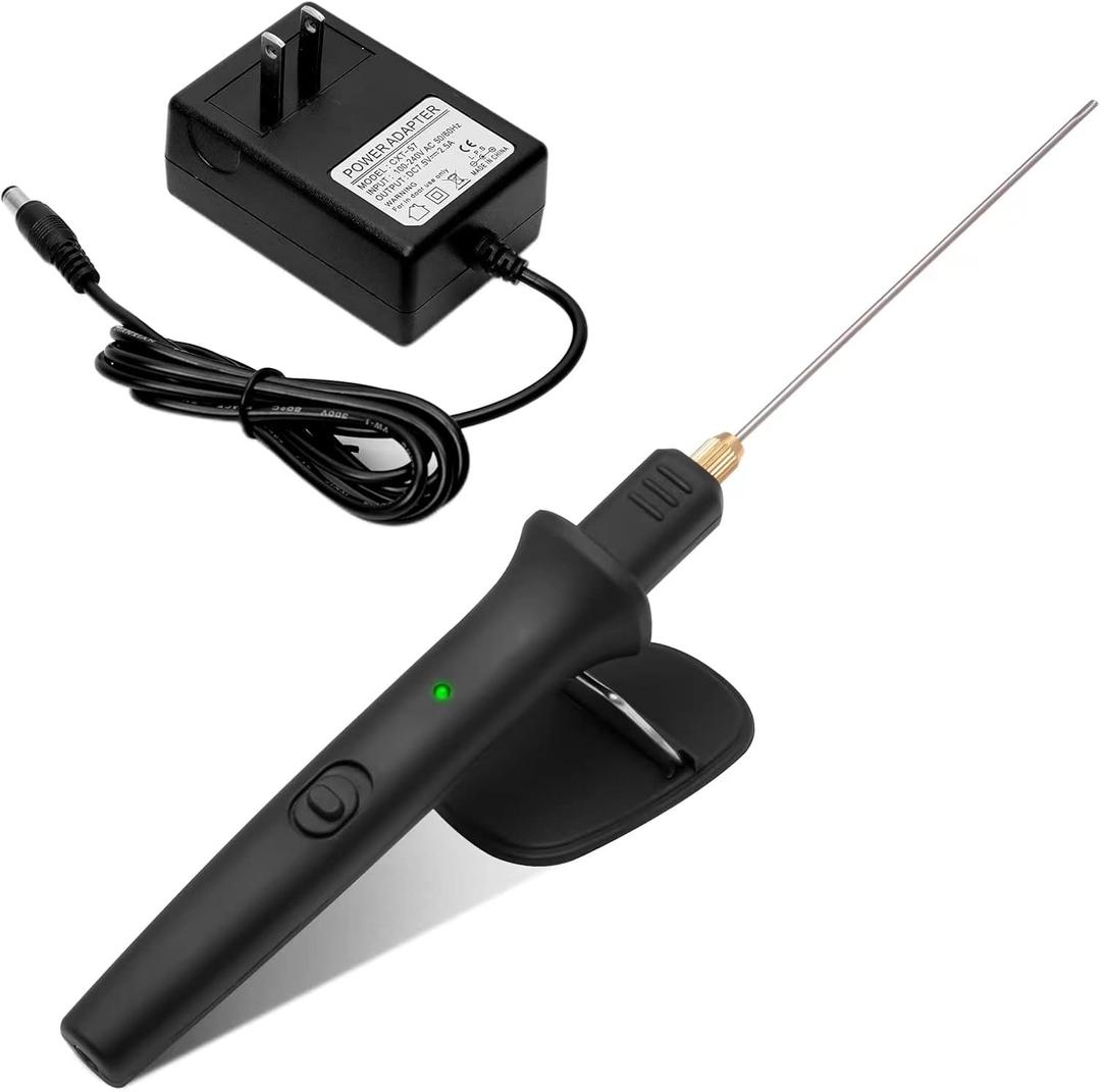 Foam Cutter, 10CM Styrofoam Cutter pen with Power Light, 100-240v / 15w Foam Cutter Electric Styrofoam Cutting Tool for Handcraft