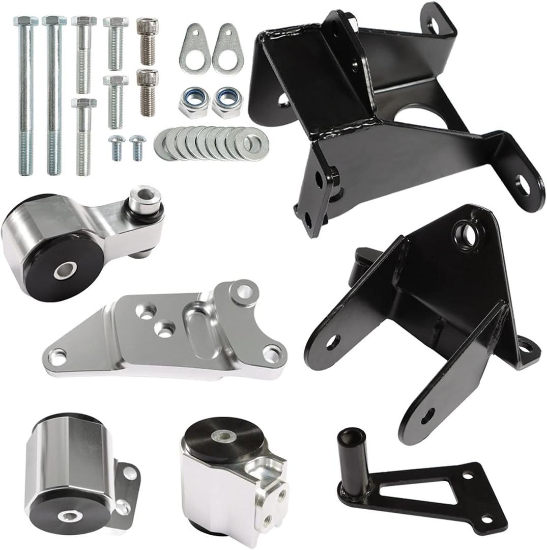 Labwork Billet Engine Motor Mount Replacement for Honda Civic Si K20 K24 FA FG 2006-2011