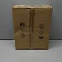 18.9" Farmhouse Lamps Set of 2,Owl White Rustic Table Lamps for Living Room with USB A+C Port,Vintage Resin Small Table Lamps,Pull Chain Table Lamp for Bedroom,Bedside,Nightstand,End Table