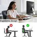 Clear Acrylic Monitor Stand Riser 2 Tier, 5.12 Inches High Clear Computer Desk Organizer Shelf for Multi Media PC Storage Laptop