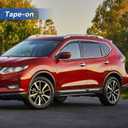 Window Visors Rain Guards for Nissan Rogue S SV SL 2014-2020, Out-Channel Window Vent Wind Deflectors Visors Shades for 14-20 Rogue (Excludes Rogue Sport Model)