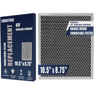 97007696 Range Hood Filter 41F Stove Vent Hood Filters for Kitchen Range Hood Filter Replacement Grease Mesh Charcoal Carbon Oven Vent Hood Filters by Size 10.5" x 8.75"