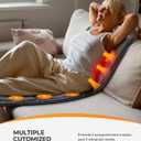 CooCoCo Full Body Massage Mat with Heat, 10 Motors Vibrating Back Massager, Heating Pad for Bed, Sofa, Heating Pad Massage for Dad Mom Men Women Husband Wife