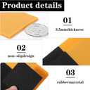 Sibba Square Shoe Heel Pad High Heels Patch Repair Rubber Boot Heel Replacement Caps Shoes Heels Pad 8PCS Sole Repair Tips Stickers Anti-Slip Shoe Caps Savers Square Sole Protectors Pads for Womens